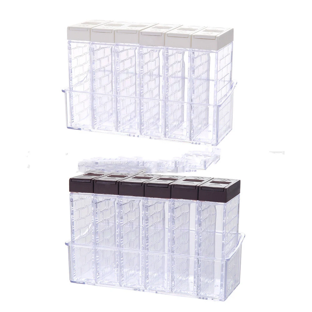 Title 1, Moisture-Proof Six-Piece Seasoning Box. Keeps s...