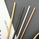 Stainless Steel Straw Curved Metal Long Tube Beverage Tool Eco-Friendly and Reusable Enjoy your drinks with this durable — photo 4