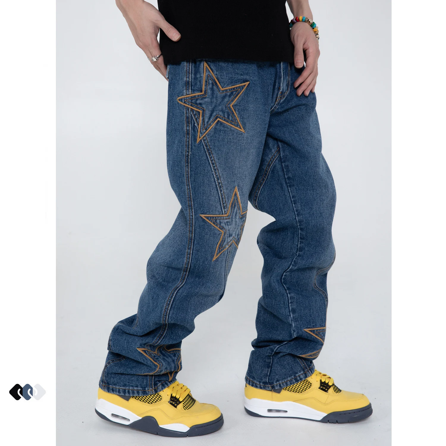 Title 4, Mens And Womens Vintage Wash Buffalo Straight...