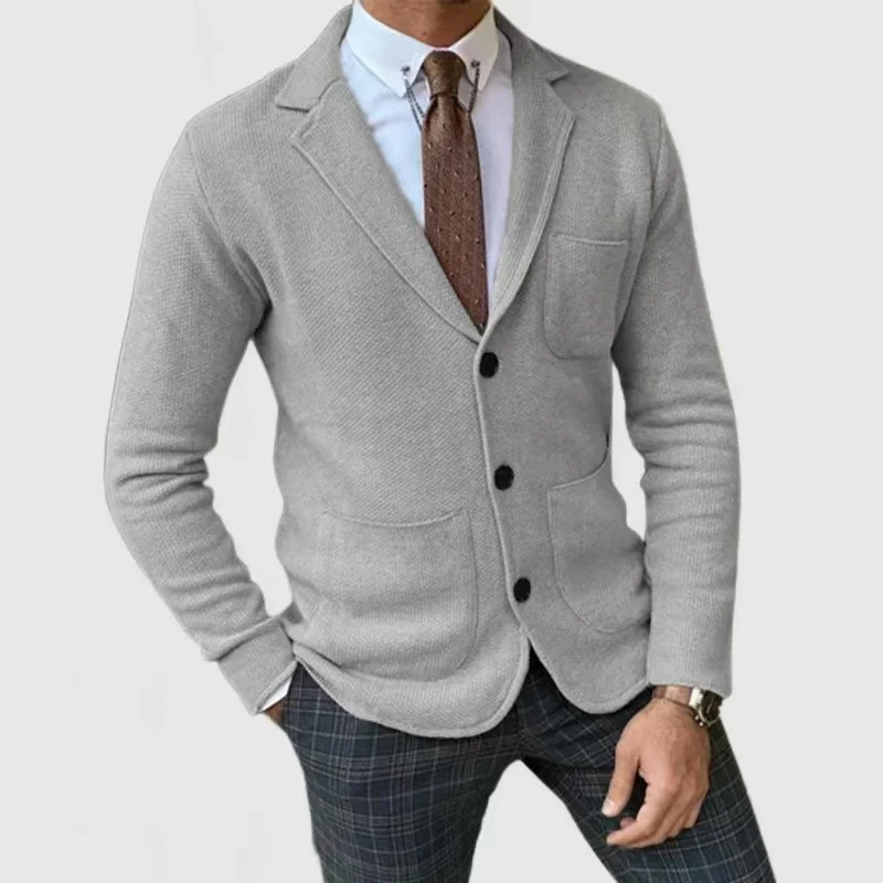 Slim-fitting English Style Casual Formal Wear Suit Sophisticated Comfort For Modern Men Perfect Blend Of Style and Elega — photo 13