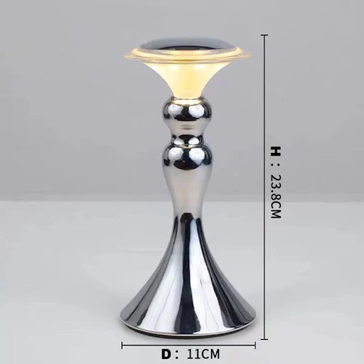 Title 1, LED Rechargeable Bedroom Decoration Bedside Tab...