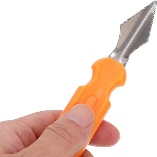 Title 4, Halloween Stainless Steel Pumpkin Carving Set, ...