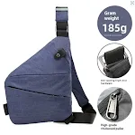 Bolsa transversal masculina de nylon leve, simples e de grande capacidade. Perfeita para uso diário e viagens com praticidade. — foto 38
