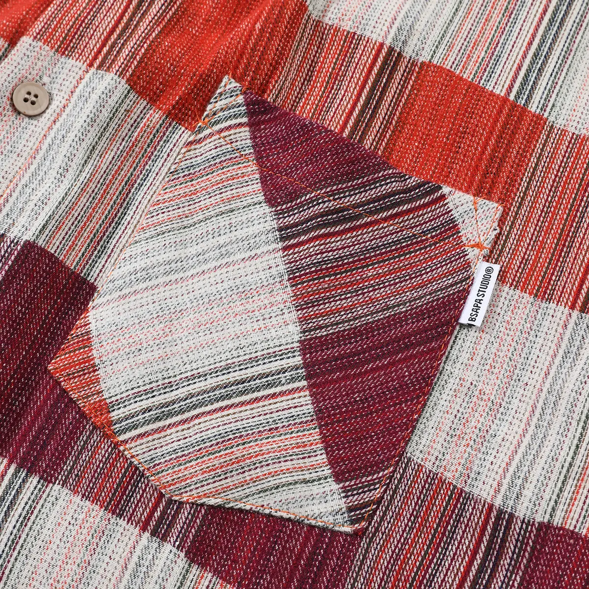 Camisa Listrada Retro Solta Manga Longa Conforto e Estilo Clássico Desfrute de um Visual Casual e Versátil Ideal para Qualquer Ocasião. — foto 16
