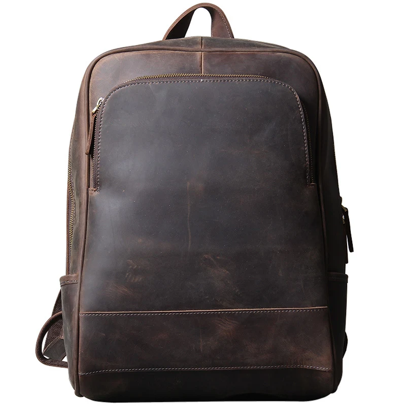 Title 4, Retro First Layer Cowhide Mens Backpack Premiu...