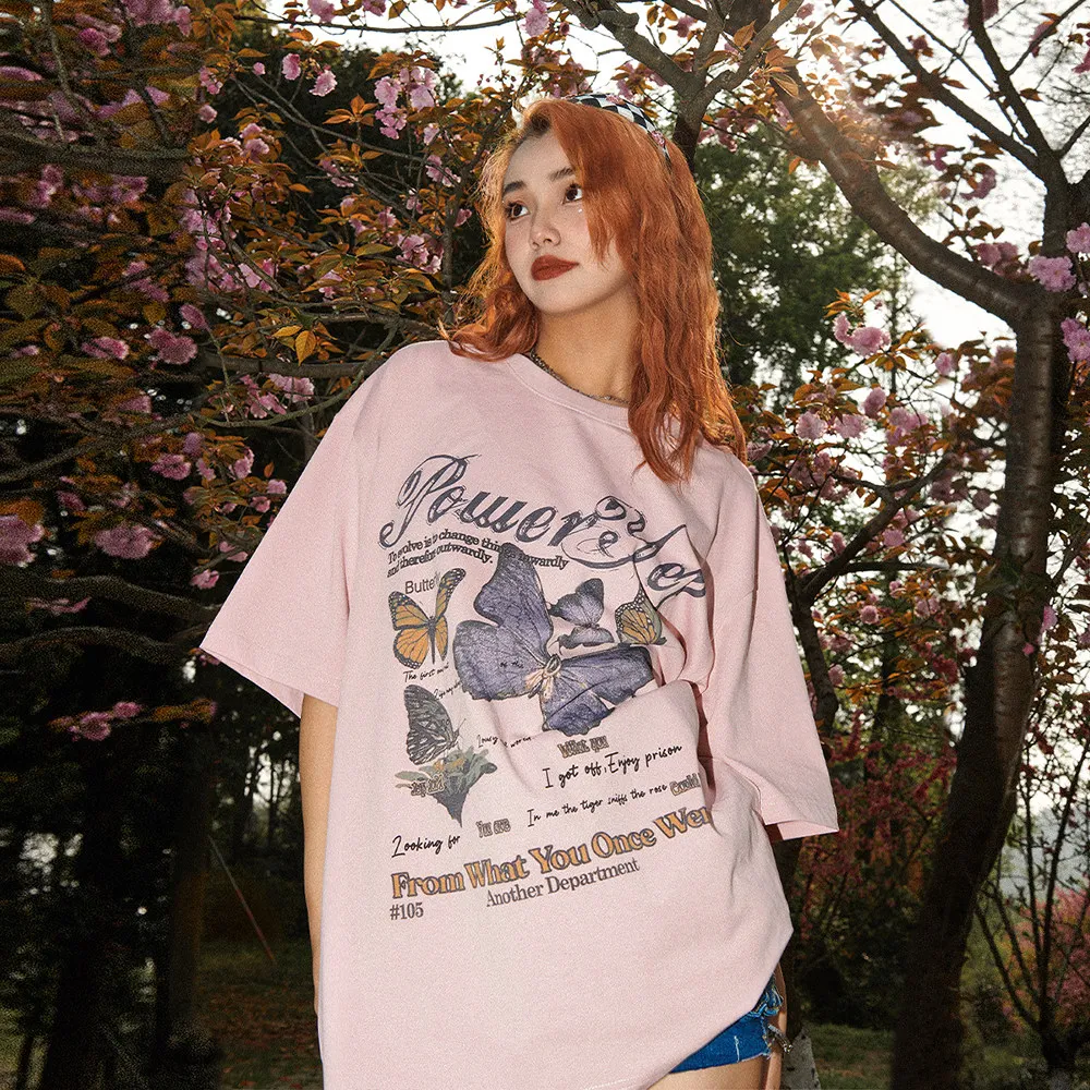Title 4, Butterfly Summer Short Sleeve T Shirt
