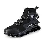 Sneakers montantes décontractées pour hommes, alliant style et confort pour un look casual et tendance. Idéales au quotidien. Achetez-les! — photo 1
