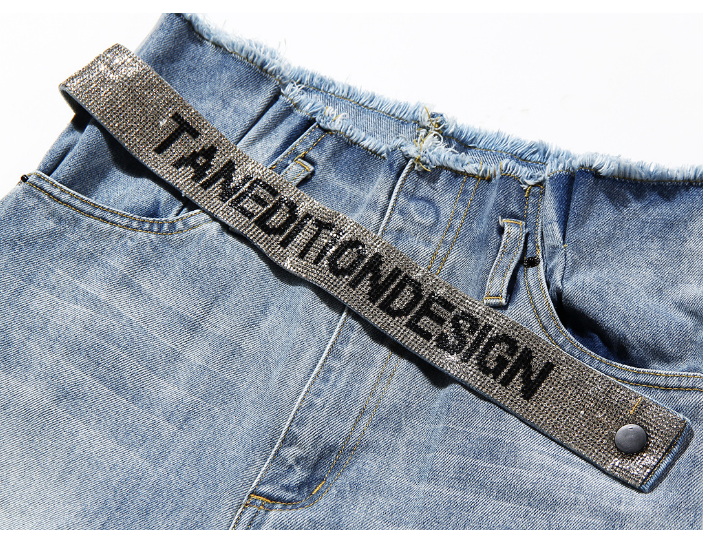 Title 2, Nieuwe Koreaanse dames riem met strass letters,...