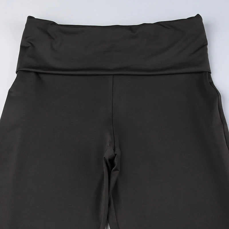 Title 14, Conjunto esportivo feminino liso, com top manga...