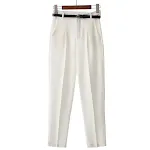 Fashionable high-waisted pants suit, wild and simple, perfect for a stylish and comfortable look for women, ideal for an — photo 4