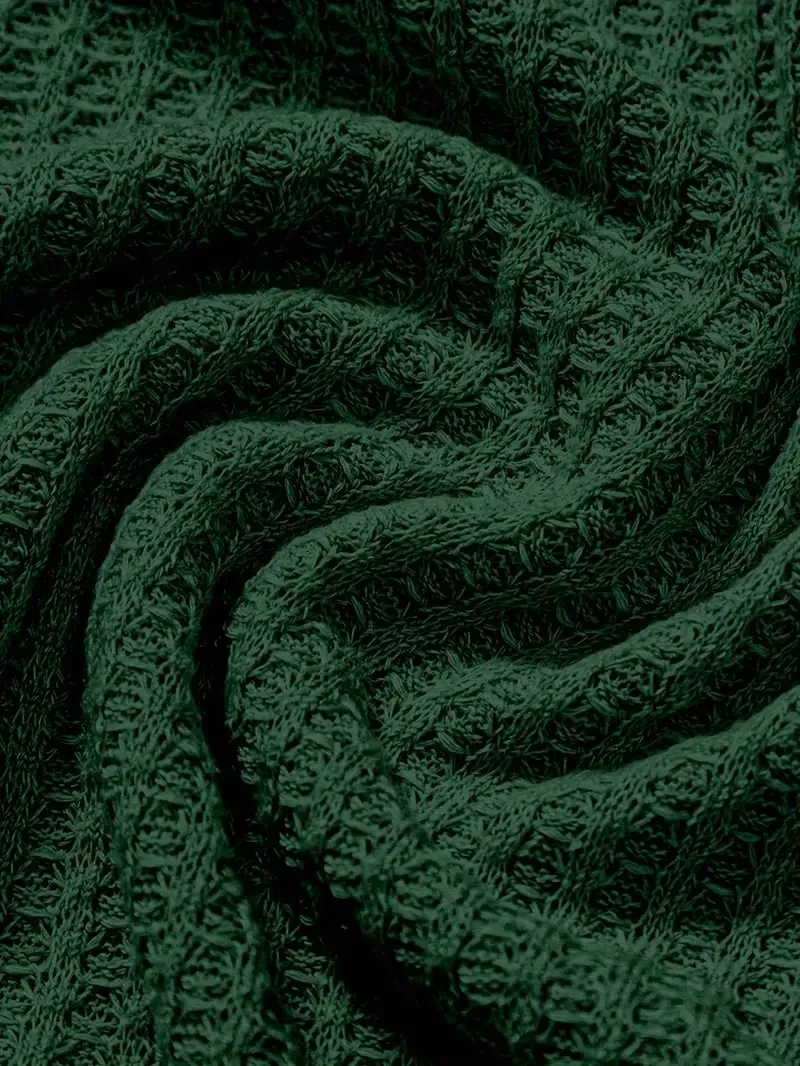 Title 19, Manteau homme à revers en losange tricoté, élég...