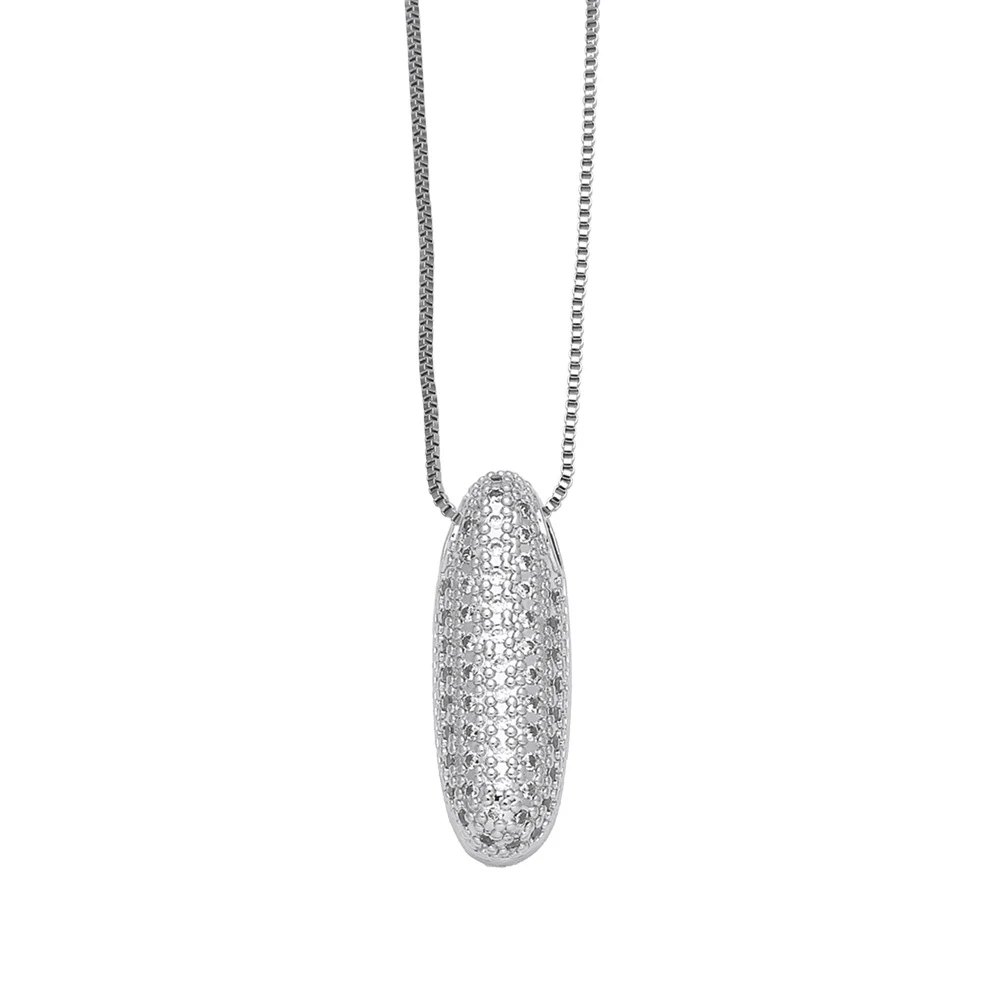 Colar com pingente de letra inglesa banhado a cobre com ouro verdadeiro, um acessório elegante e durável para uso diário. — foto 3