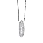 Colar com pingente de letra inglesa banhado a cobre com ouro verdadeiro, um acessório elegante e durável para uso diário. — foto 3