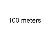 100 meters