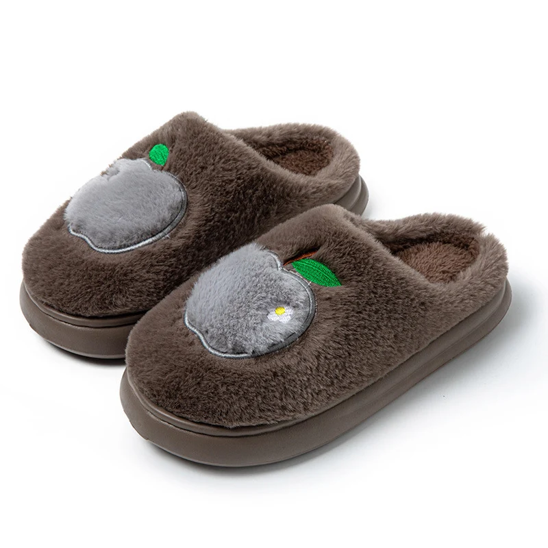 Women's Autumn And Winter Indoor Home Cotton Slippers. Warm and comfortable house slippers, perfect for keeping your fee — photo 5