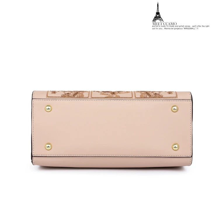 Bolsa Retrô Feminina Bordada Ombro e Transversal Bolsa de Mão Confortável e Charmosa Perfeita para o Dia a Dia — foto 3