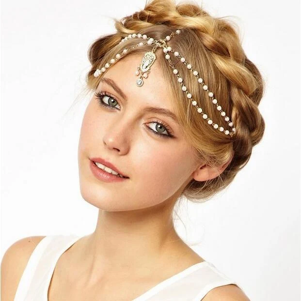 Tiara vintage estilo corte com temperamento, ideal para penteados sofisticados e elegantes, perfeita para realçar sua beleza em eventos. — foto 3