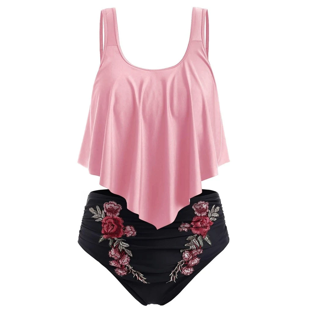 Dames tweedelige badpak Dunne bikini. Geniet van de zon in stijl met deze comfortabele bikini. Ideaal voor strand of zwembad. Voel je zelfverzekerd. — foto 2