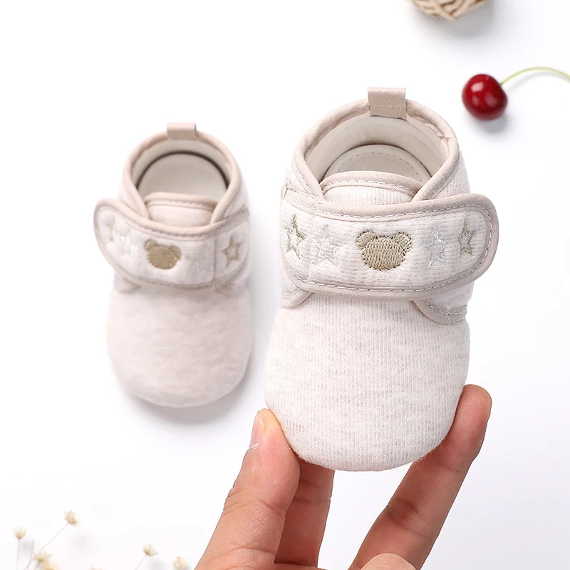 Title 4, Shu Cotton Baby Schuhe mit Stickerei, sanft und...
