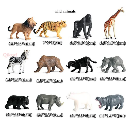 Title 1, Miniatur Simulation Wildtier Modell Tiere. Real...