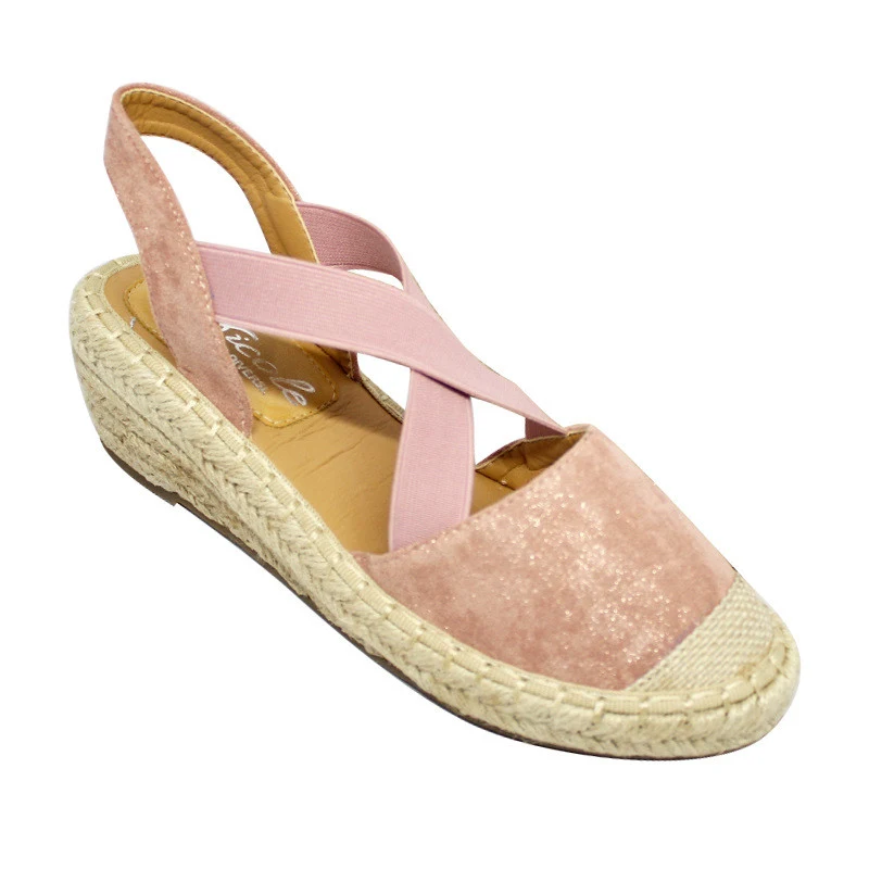 Title 6, Womens Fashion Baotou Wedge Sandals with Cross...