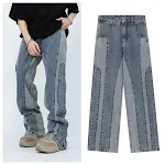 Men's slightly loose jeans for superior comfort and a relaxed style. Perfect for everyday wear, durable, and effortlessl — photo 8