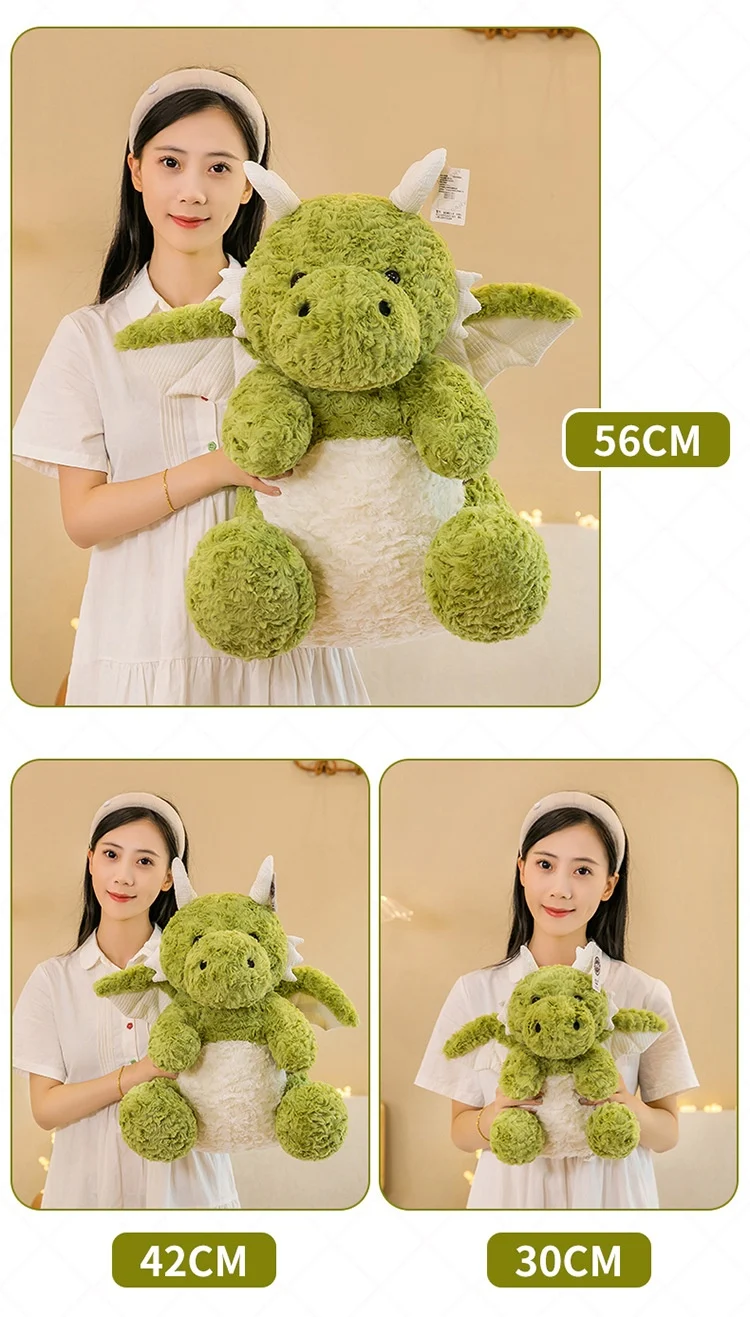 Grenzüberschreitendes Plüschtier Niedlicher kleiner Dinosaurier Puppe Kind Schlaf Begleiter Kissen. Kuschelig weich, ideal zum Träumen. — foto 15