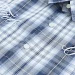 Men's Plaid Short-sleeved Shirt, a comfortable and stylish choice for casual wear in warm weather. Perfect for everyday — photo 10