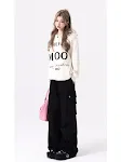 Women's Casual American Style Retro Overalls Comfortable Daily Wear Classic Loose Fit Design Versatile and Fashionable P — photo 3