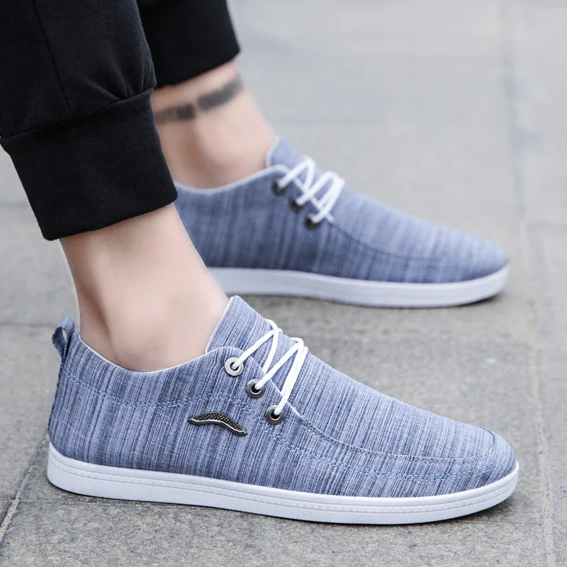 Title 3, Scarpe da uomo casual in tela basse, versatili ...