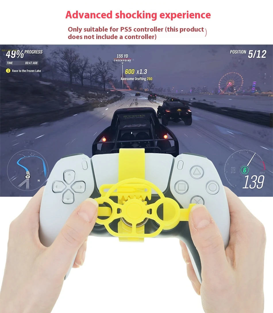 Title 14, PS5 Racing Wheel for PC Driving Simulation Real...