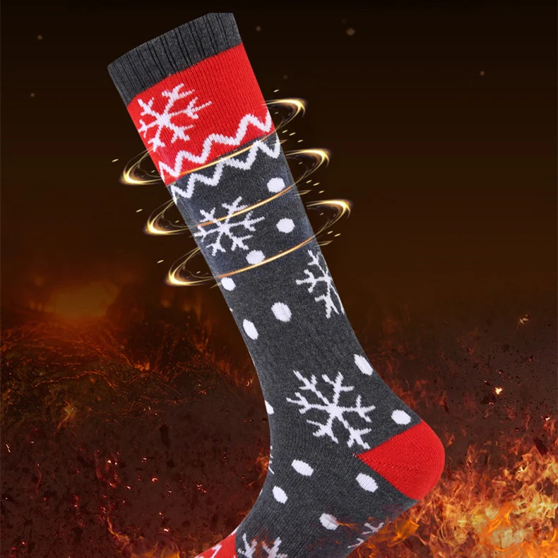 Outdoor Riding Ski Heating Socks USB — photo 5