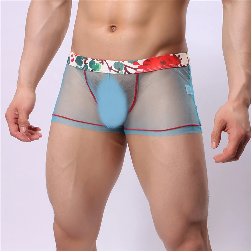 Boxer para hombre de malla transparente y alta elasticidad. Disfruta de comodidad y un look atrevido con estos bóxers transpirables. — foto 16