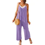 Macacão feminino casual com suspensório solto, ideal para um visual descontraído e confortável. Perfeito para o dia a dia. — foto 8