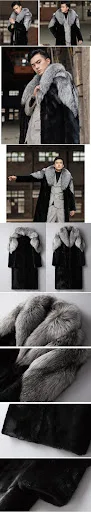 Title 7, Mens Mink Fur Jacket Thermal Top for ultimate ...