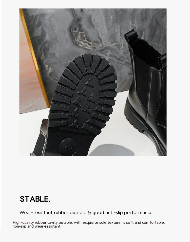 Title 2, Botas femininas de cano alto com base muffin, p...