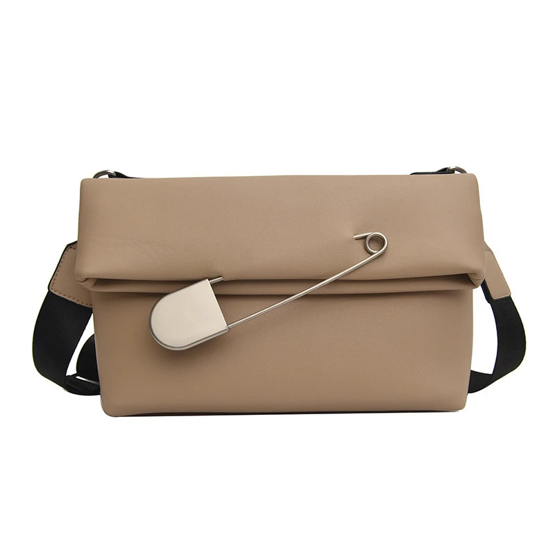 Title 7, Big Pin Folding All-match Trendy Messenger Bag ...