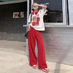 Calças Jeans Vintage Femininas Verão Cintura Alta Soltas Wide Leg Personalidade Conforto e Estilo para o Seu Verão — foto 5