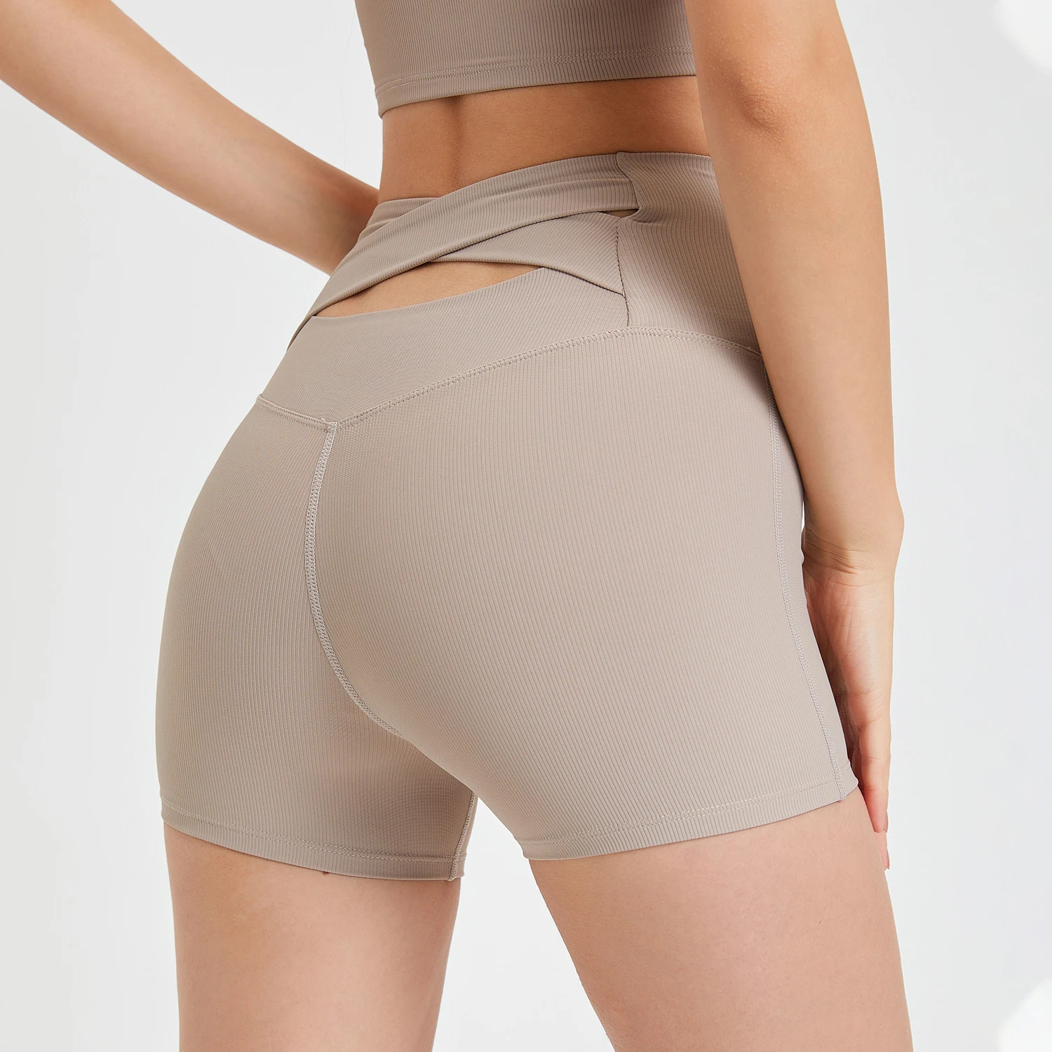 Pantalones deportivos sin costuras para mujer de secado rápido perfectos para fitness y entrenamientos. Comodidad y rendimiento. — foto 9