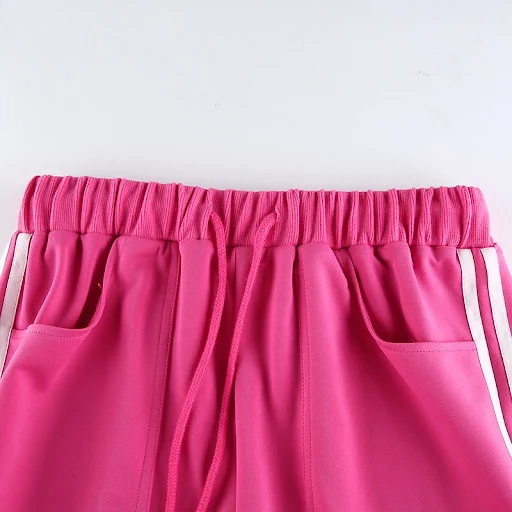 Title 2, Pantalones rectos de verano para mujer con bord...