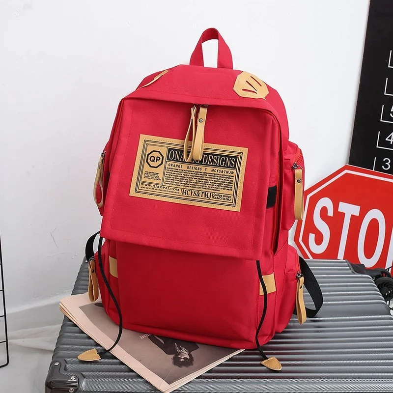 Mochila Ins Fashion masculina, grande capacidade, multi-bolsos, bolsa de viagem para computador, estudantes do ensino médio e faculdade — foto 8