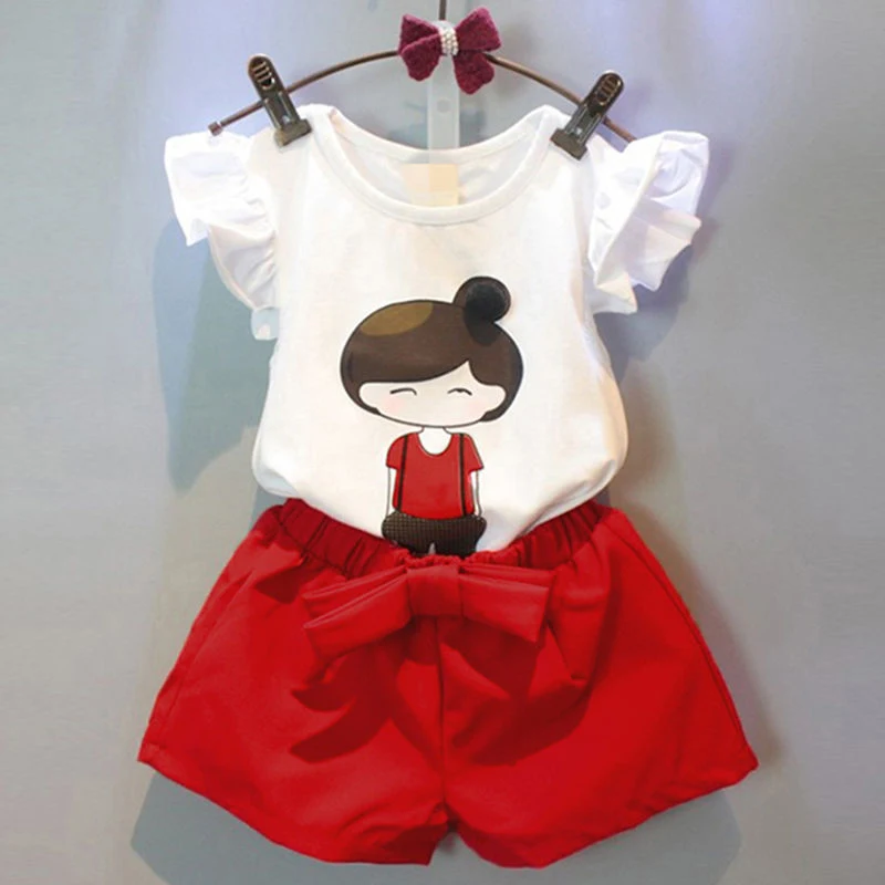Zomerse western outfit voor meisjes. Perfect voor zonnige dagen, luchtig, comfortabel en stijlvol. Ideaal om te spelen en er geweldig uit te zien. — foto 1
