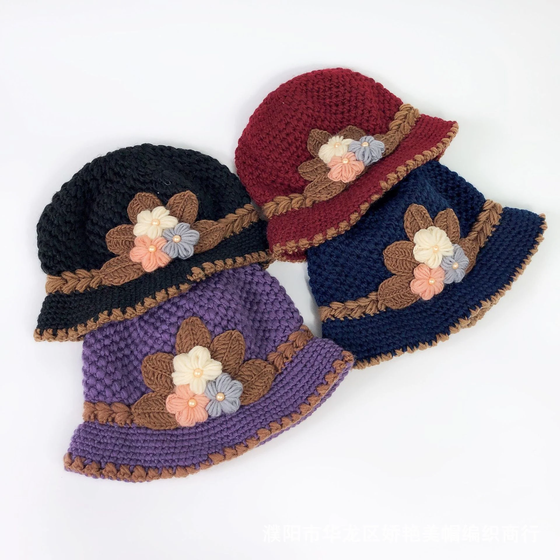 Title 5, Autumn And Winter Womens Knitted Woolen Cap Wa...