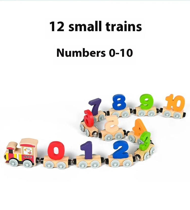 Title 10, Trem de brinquedo magnético para meninos e meni...