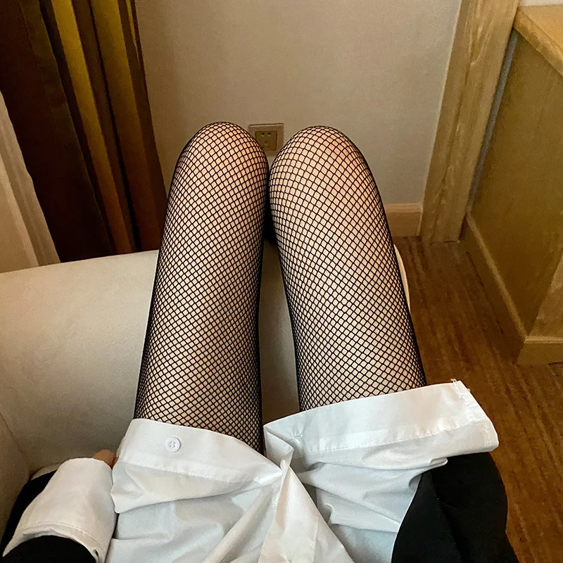 Black Fishnet Socks for Women, a popular and stylish accessory to elevate any outfit, adding a touch of elegance and a b — photo 6