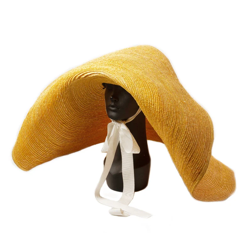 Title 6, Womens Fashion Temperament Large Brim With Str...