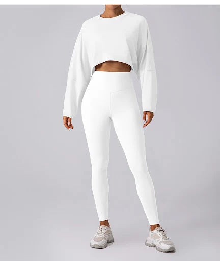 Title 7, Rundhals-Pullover-T-Shirt, kurzes Sport-Yoga-La...