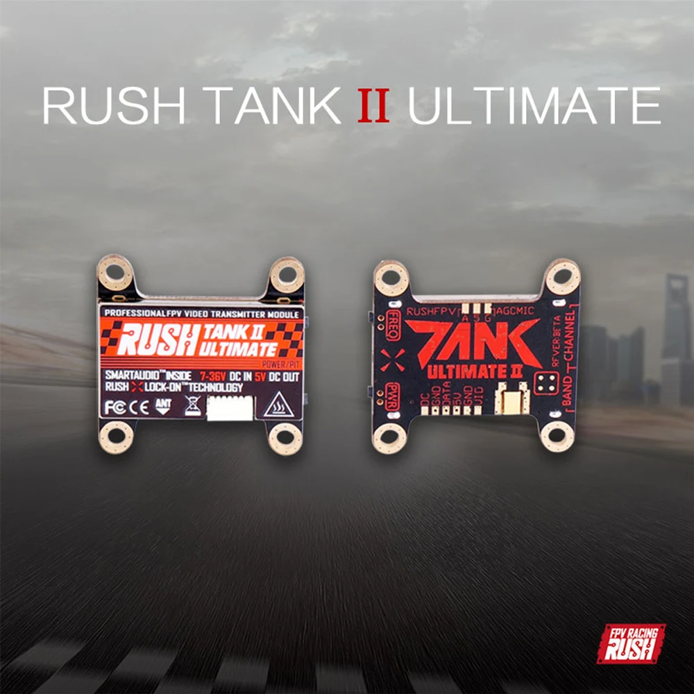 Title 4, RUSH TANK II PIT VTX 25/200/500/800mW 48 Freque...