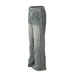Men's Irregular Stitching Skinny Jeans — photo 1