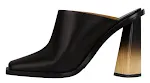 Profilierte Absatz Square Toe Lazy Halbslipper für bequemen Alltag. Genießen Sie einfachen Stil und Tragekomfort in diesen Schlupfsandalen. — foto 9
